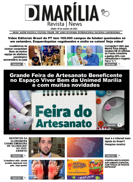 D MARÍLIA REVISTA|NEWS – EDIÇÃO – 18 de outubro de 2023