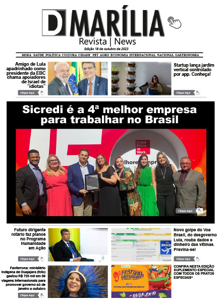 D MARÍLIA REVISTA|NEWS – EDIÇÃO – 19 de outubro de 2023