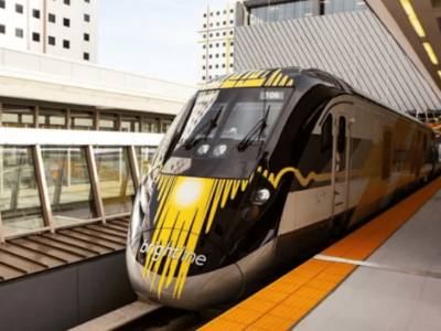 Espaçoso e tecnológico: conheça o novo trem que liga Miami e Orlando