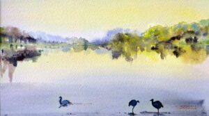 Galeria Municipal de Artes abre exposição ‘Intersecção, Marília’, com aquarelas de Dayton Roger