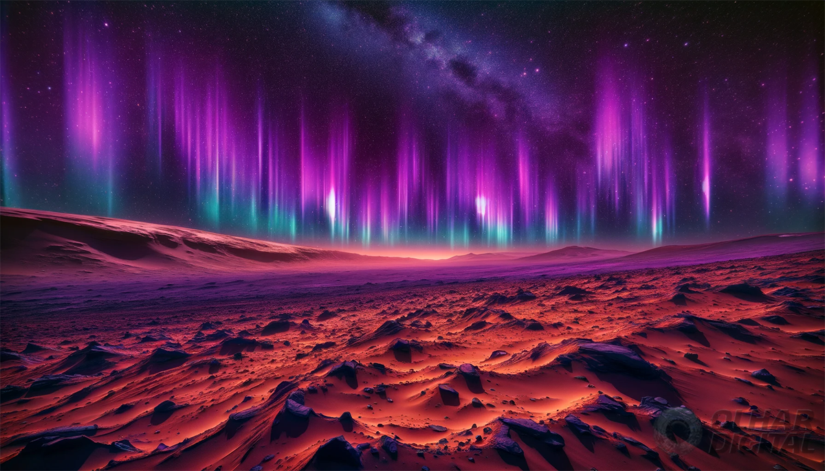 Sol lança jato de plasma em forma de anel que pode produzir auroras em Marte
