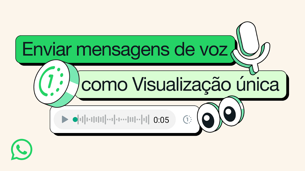 WhatsApp lança mensagens de voz com reprodução única; saiba mais
