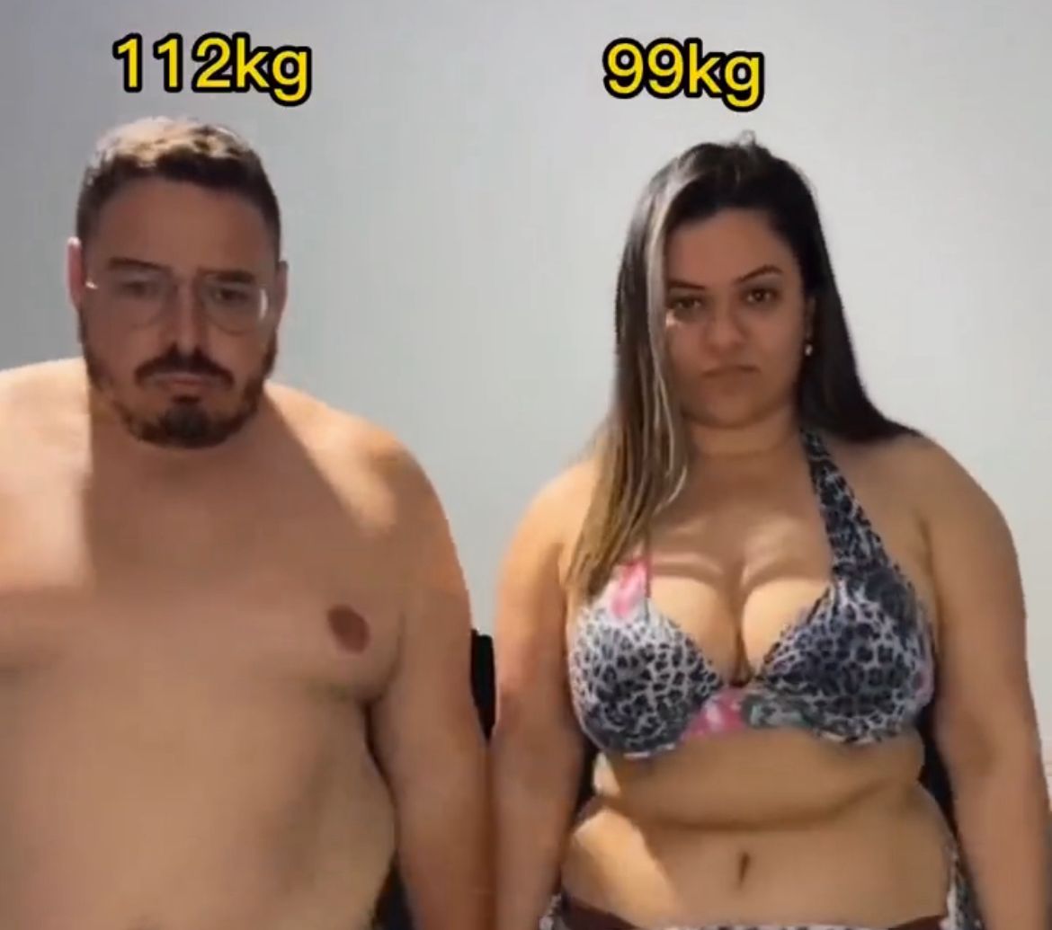 Casal decide perder peso junto e resultado impressiona web; VEJA ANTES E DEPOIS
