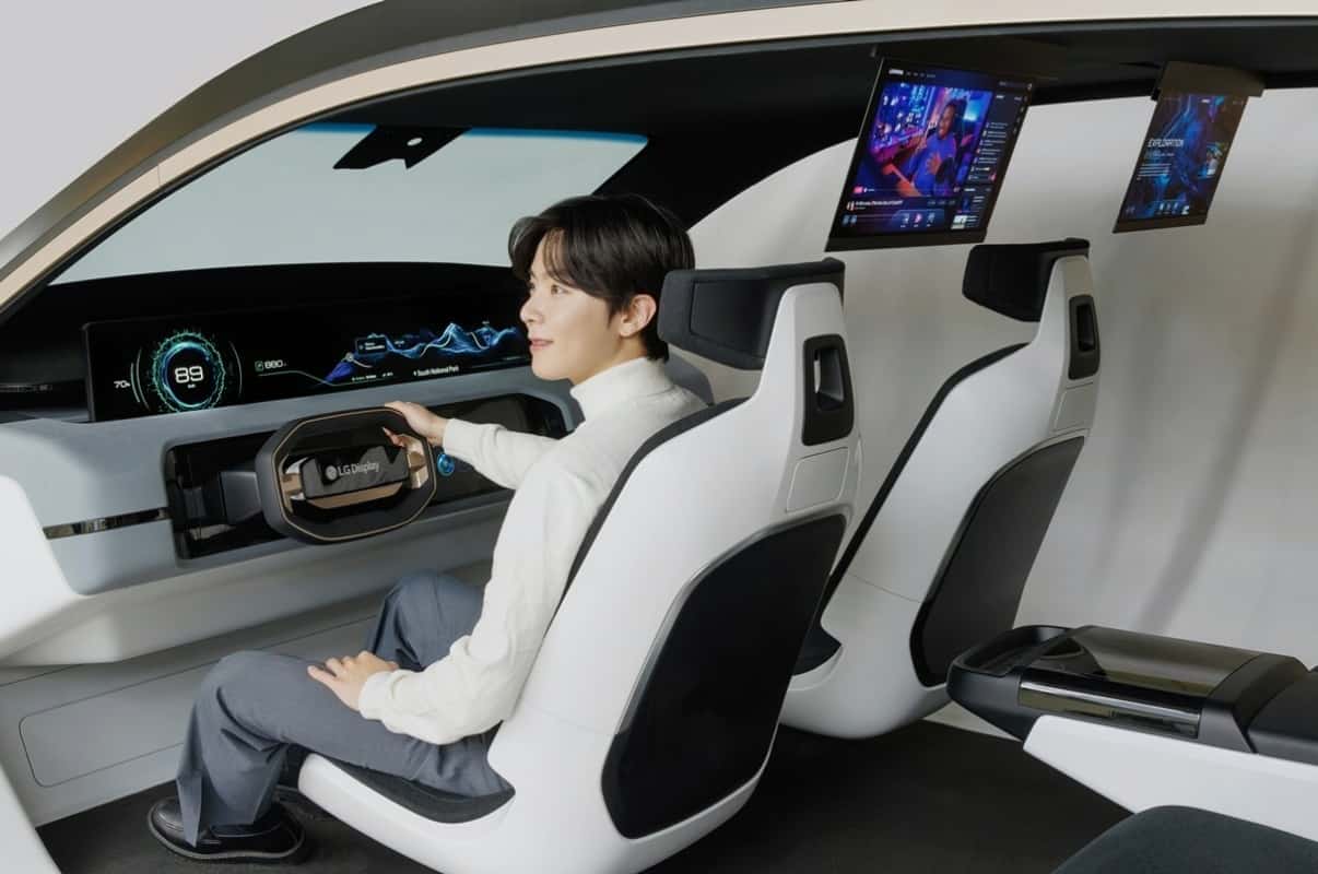 LG Display vai apresentar telas avançadas para carros na CES 2024