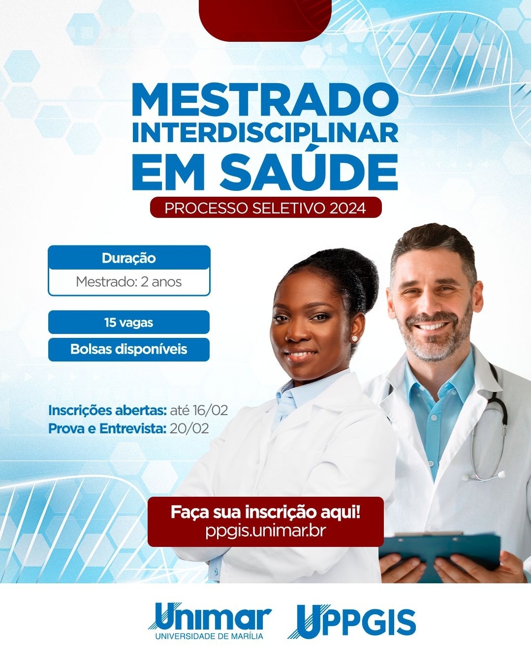 Mestrado Interdisciplinar em Saúde na Unimar abre inscrições: oportunidade para profissionais da área