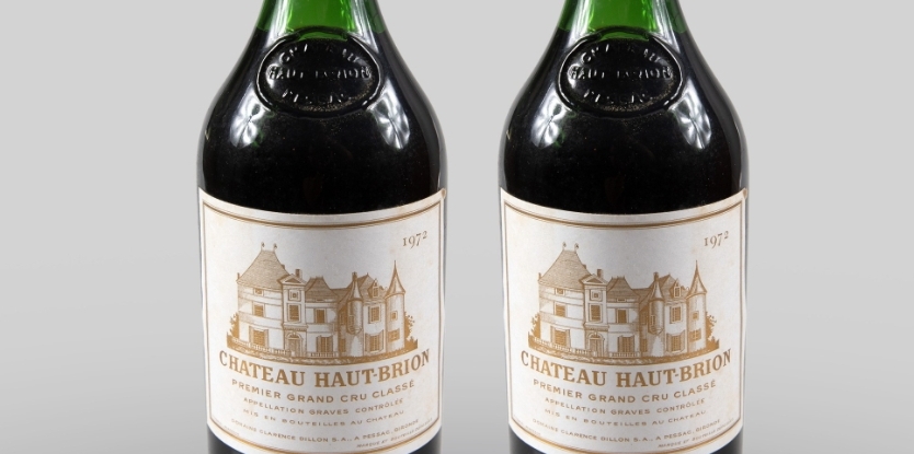 Vinhos especiais franceses terão 100 garrafas leiloadas. Até safra 1972. Confira!