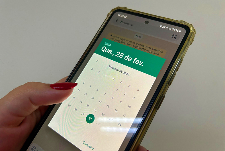 WhatsApp: pesquisa por data chega ao app para Android