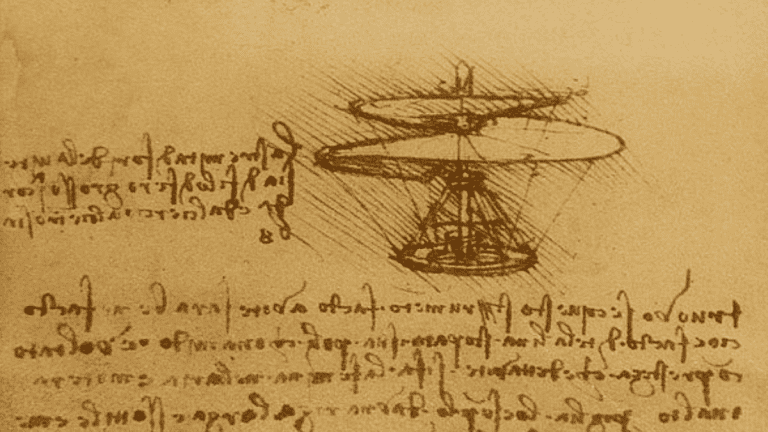 Design de drone silencioso é inspirado em antiga invenção de Da Vinci