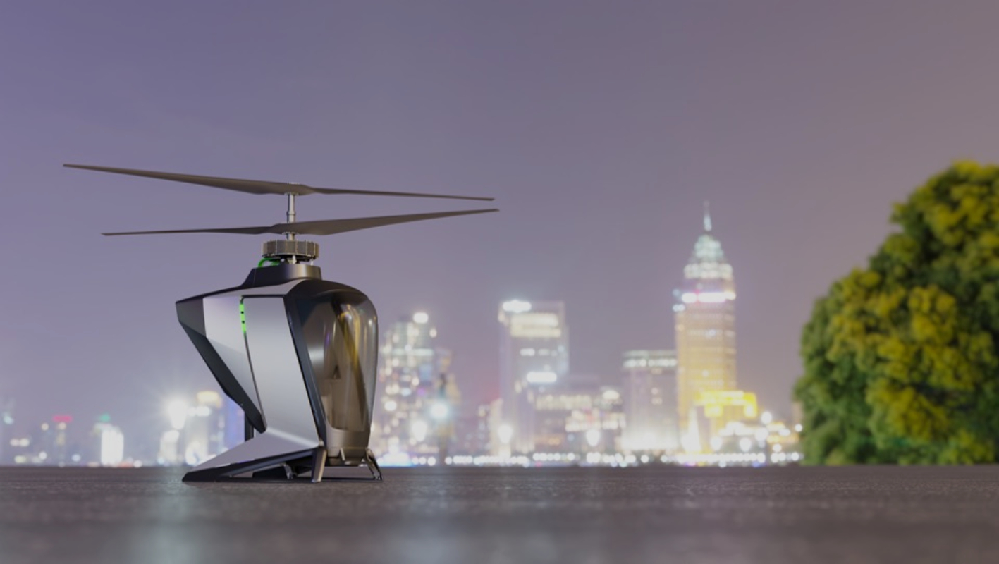 eCopter: novo veículo voador elétrico promete viagens confortáveis para dois