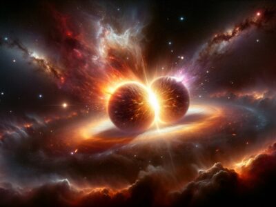 James Webb flagra fusões de estrelas de nêutrons forjando ouro no cosmos