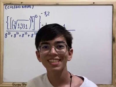 Paraibano de 14 anos de idade é considerado um gênio da matemática; ASSISTA VÍDEO EM QUE ELE FAZ RESOLUÇÃO DE QUESTÃO