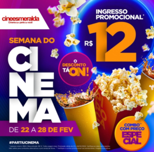 Semana do Cinema: ingressos por apenas R$ 12,00 até dia 28