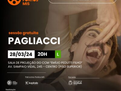 Marília terá nesta 5ª exibição gratuita do documentário ‘Pagliacci’. Celebra a figura poética do palhaço