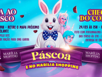 Páscoa com diversão para família, incluindo os pets, é celebrada no Marília Shopping