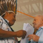 Indígenas barram Lula em evento