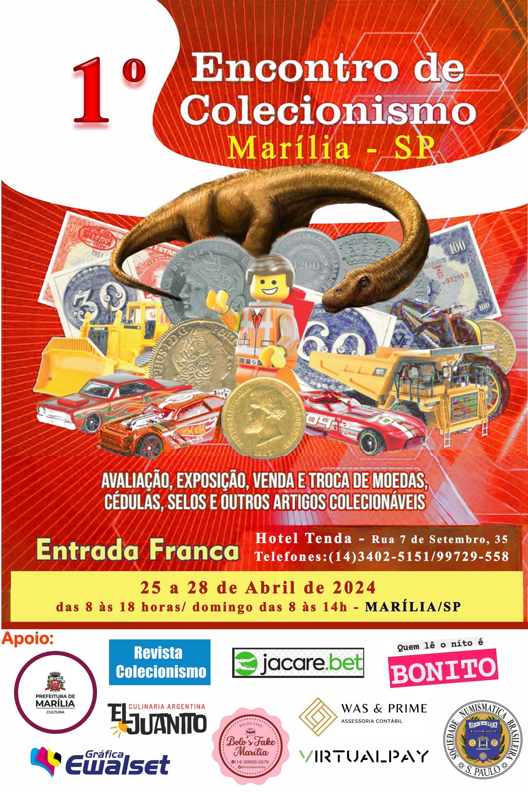 Marília fará parte do Circuito Nacional de Colecionismo. Confira data e evento!