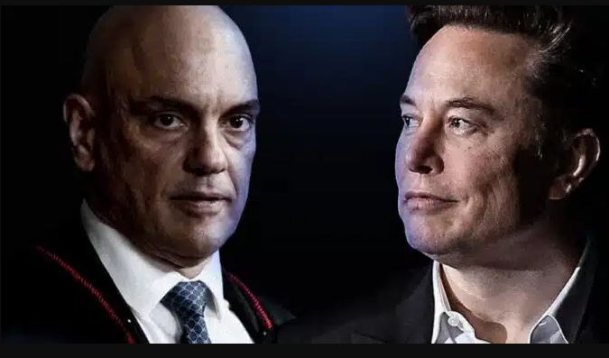 Musk vs. Moraes: ‘confronto’ entre o magnata e o juiz do STF agita as manchetes internacionais; VEJA