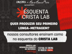 Cinegoria e Clube de Cinema realizam “esquenta” para o Laboratório de desenvolvimento de roteiros