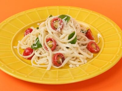 Linguine à Marguerita. Confira a receita dessa delícia!