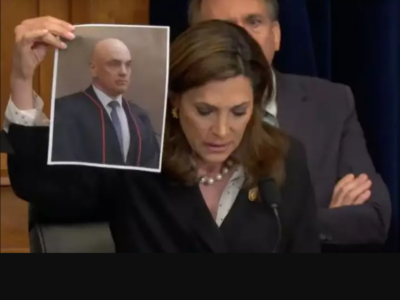 Deputada dos EUA faz críticas e mostra foto de Moraes em audiência sobre censura