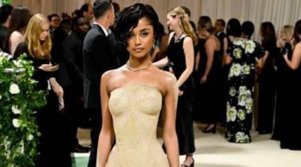 Elle Fanning, Tyla e Aya Nakamura usam looks exclusivos e sob medida da Balmain no MET 2024