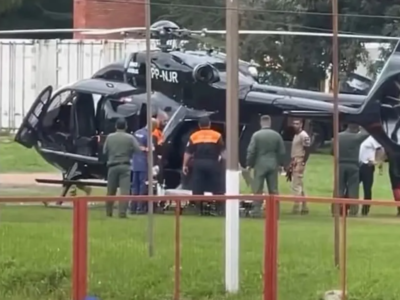 Helicóptero de Neymar aterrissa em Porto Alegre com mantimentos e ajuda em resgate; veja vídeo