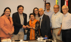 Intercâmbio internacional: Consulesa da Índia enaltece inovações da Acim