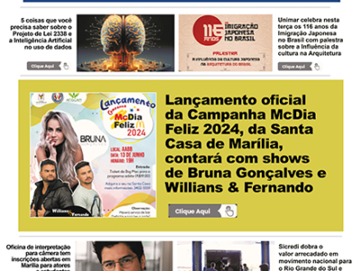 D MARÍLIA REVISTA NEWS – EDIÇÃO DE 28 DE MAIO DE 2024