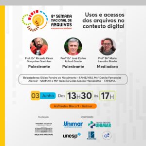 Unimar sedia 8ª edição de evento em comemoração ao Dia Internacional dos Arquivos
