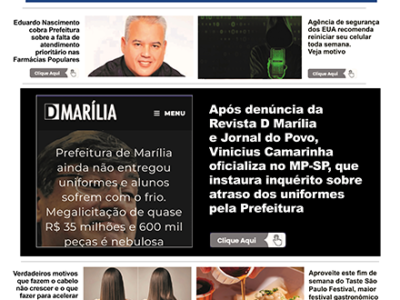 D MARÍLIA REVISTA NEWS – EDIÇÃO DE 06 DE JUNHO DE 2024