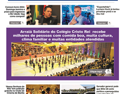 D MARÍLIA REVISTA NEWS – EDIÇÃO DE 12 DE JUNHO DE 2024