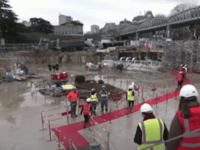 Paris revela catedral subterrânea gigante para proteger o Sena e os Jogos Olímpicos. Veja vídeo