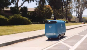 Novo robô de entrega leva as compras de supermercado na porta do cliente