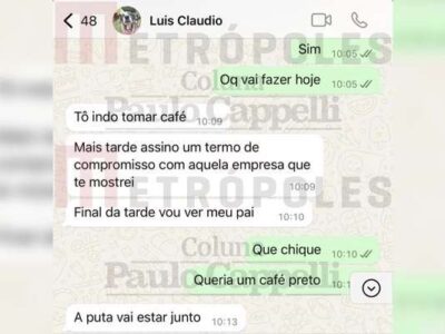 Filho de Lula chama Janja de “P…..” em print de de WhatsApp vazado