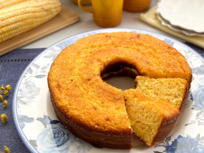 Receita de bolo de milho verde