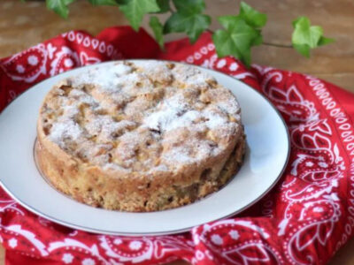 Receita de bolo de maçã com canela