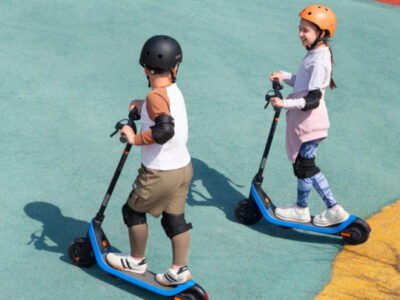 Esse patinete elétrico promete divertir seu filho com muita segurança