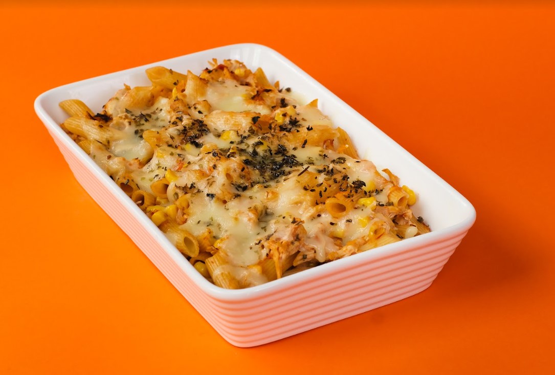 Trouxemos hoje uma deliciosa receita de Macarrão Gratinado com Molho Especial de Frango