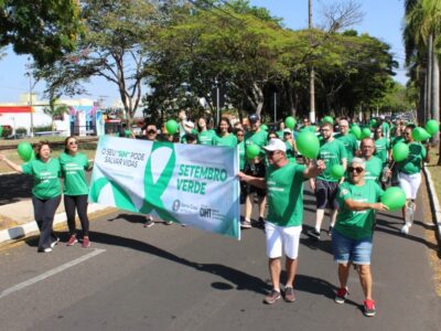 Caminhada pela Vida da Santa Casa de Marília é realizada na avenida das Esmeraldas