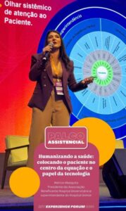 Superintendente do HBU, Márcia Mesquita Serva Reis, é palestrante no MV Experience Fórum 2024, evento de inovação e tecnologia para saúde