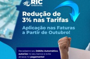 Apoio da população é fundamental na fase de transição dos serviços de água e esgoto, diz RIC Ambiental