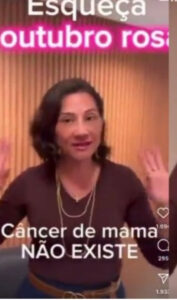 Justiça determina que médica apague post com fake news sobre câncer de mama