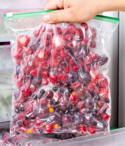 A melhor maneira de congelar frutas