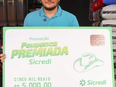 Associado de Tupã é novo ganhador da campanha Poupança Premiada Sicredi. Este mês tem sorteio de R$ 1 milhão