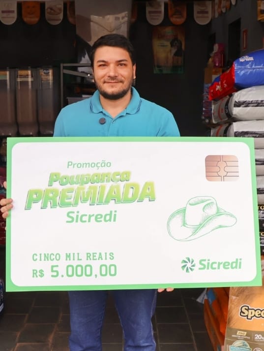 Associado de Tupã é novo ganhador da campanha Poupança Premiada Sicredi. Este mês tem sorteio de R$ 1 milhão