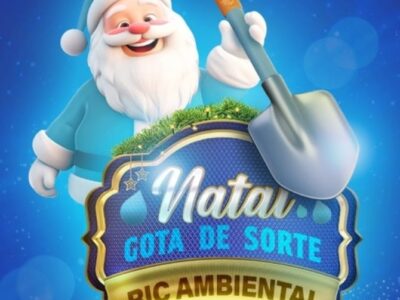 Campanha de Natal da RIC Ambiental sorteará gratuidade contas de água por um ano grátis e celebra data com três poços já funcionando para reforçar o abastecimento