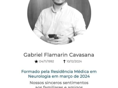Nota de Pesar: Gabriel Flamarin Cavasana
