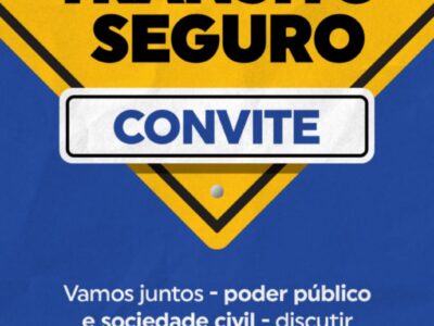 Governo municipal quer ouvir a sociedade sobre medidas para o trânsito seguro e marca reunião pública hoje pela manhã