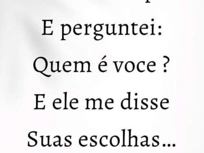 Nem sempre algo sai exatamente como queríamos Afinal, somos afetados à medida que permitimos. Faça a reflexão