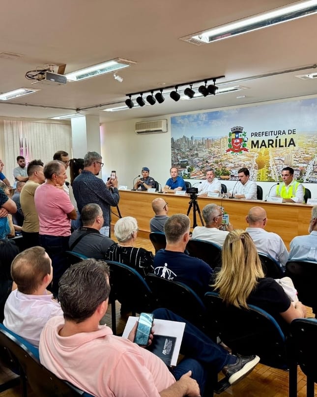 Prefeito Vinicius lança programa de segurança “Trânsito Seguro em Marília” e afirma que diálogo com a comunidade é fundamental